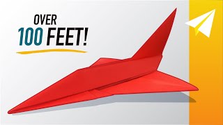 Paper Jet Flies OVER 100 FEET! How to Make F-102 Delta — Epic Dart Paper Airplane by Michael LaFosse