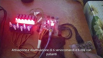 Comando servi con Arduino Nano per plastici ferroviari