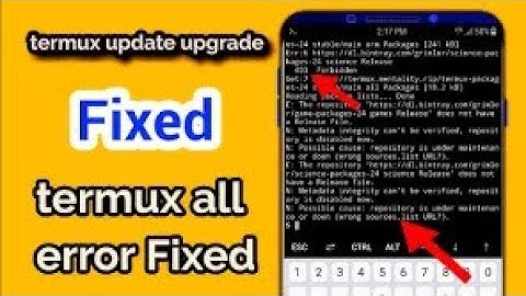 How To Fix Error Unable To Locate Package in Termux Solved 100% Termux FixError