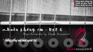 Buồn Không Em - Đạt G | Beat Acoustic Karaoke