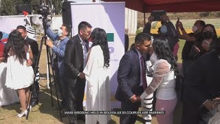 30 Couples Get Married In Mass Ceremony In Bolivia 30 Couples Get Married In Mass Ceremony In Bolivia