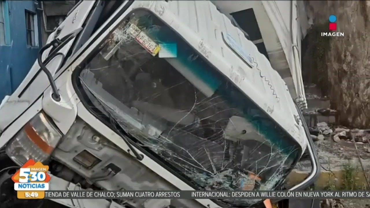 Una persona perdió la vida tras choque de camión recolector de residuos | Imagen Noticias 5:30
