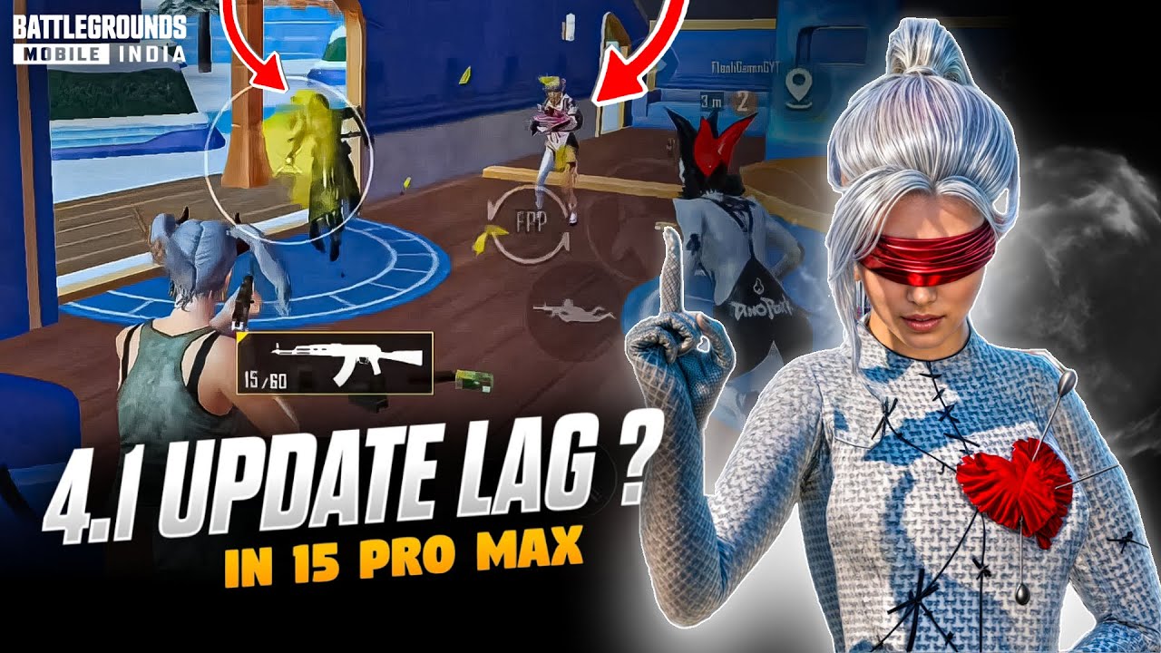 IPhone 15 Pro Max Lag in 4.1 Winter Update ? 🥲 Solo vs Squad Intense Clutches | BGMI 🔱
