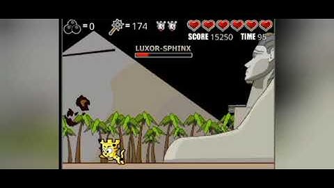 Castle cat vs luxor-sphinx