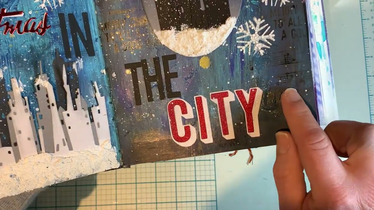 What?  A Christmas Mix media project?!