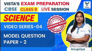 CBSE Class 8 Science | Model Question Paper 2 | Science Revision | Anupriya Ma