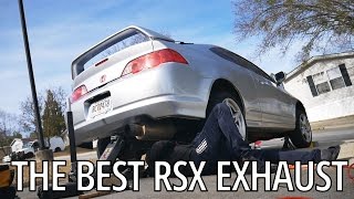 Project DC5 [RSX] Ep. 1 - Installing Yonaka Catback Exhaust + Test Pipe! Test Pipe Install Integra Catback Exhaust System