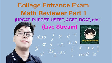 College Entrance Exam Math Review Part 1 (Live Stream)