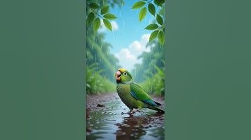 The parrot gets injured in the storm #shortsfeed #aishorts #shortvideo #aivideo #ytshorts #ai #short