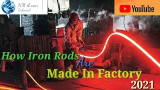 How Iron Rods Are Made In Factory? Process For Rod Manufacturing & Their Alignment. H.m Awan 2021