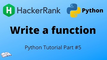 Python tutorial #5 || Write a function - HackerRank solution