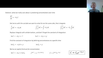 Fun of Env Mon: Exponential decay in the context of first-order chemical kinetics v20230628