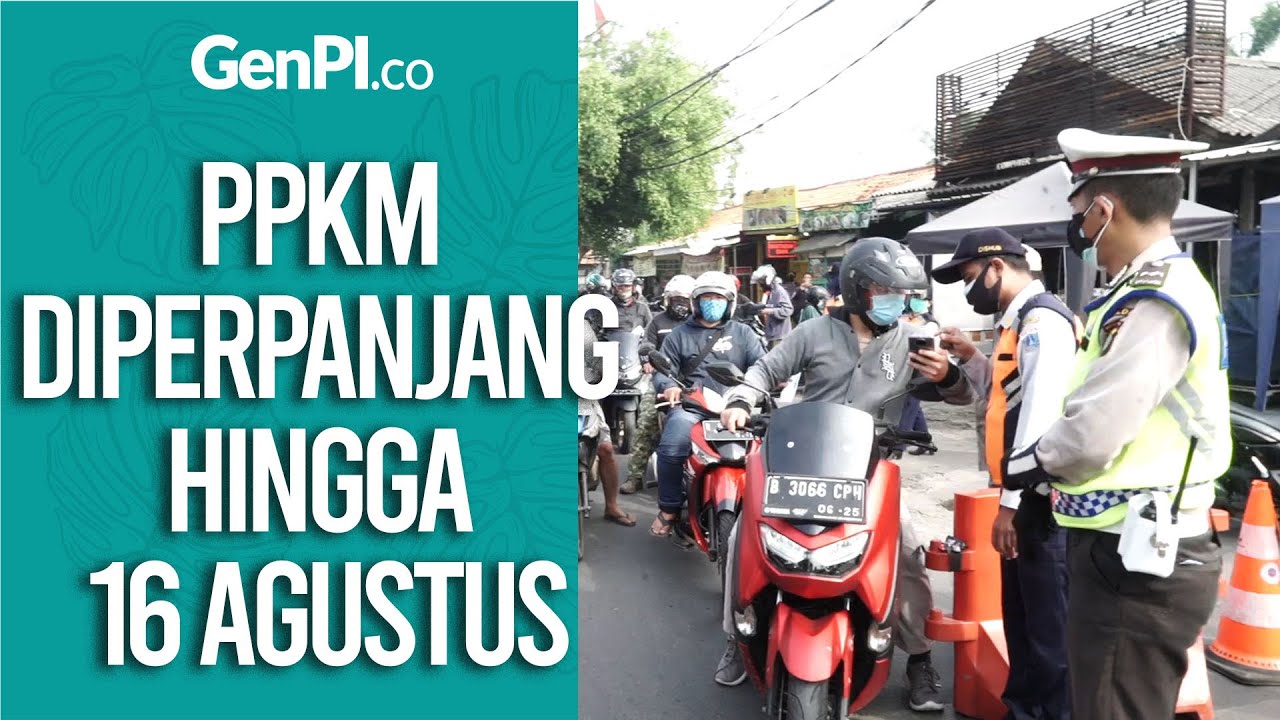 PPKM Diperpanjang Hingga 16 Agustus, Malang dan Bali Jadi Perhatian