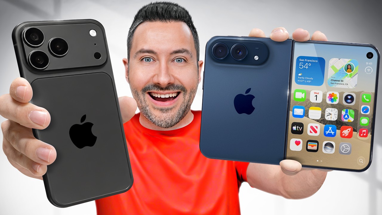 J'ai les iPhone 18 Pro et l'iPhone Pliable ! (1er Test)