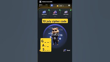 Hamster kombat daily cipher code 10 july