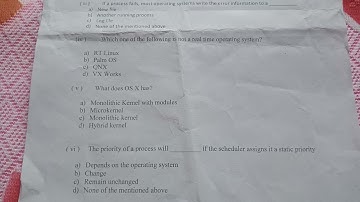 question paper of operating system 4th semester diploma (CSE) branch 👍👍👍👍