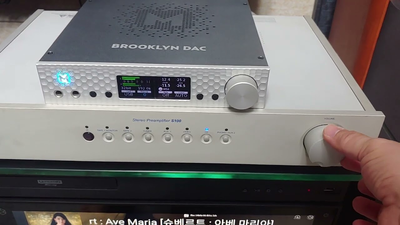 나드 프리앰프 NAD S100 동작확인