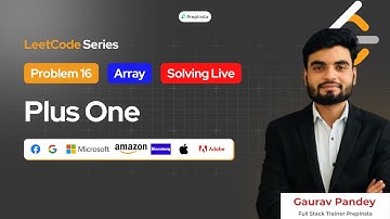 Day 16: Solving LeetCode Coding Problem | Plus One Problem Solution | 150 Days Coding Challenge