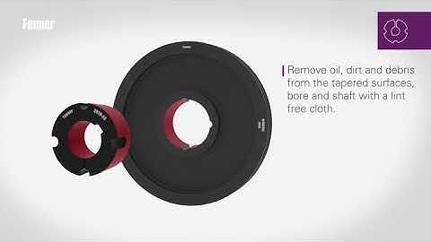 Fenner Taper Lock Bush Installation