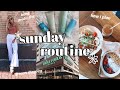 VLOG:  productive sunday routine // weekly planning, brunch, skincare, workout etc.