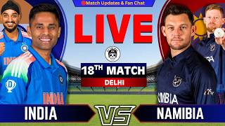 🔴Live: INDIA vs Namibia, T20 WC Match 18  | Live Cricket Match Today | IND  vs NAM Live | By Shahid screenshot 3