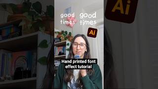 Adobe Illustrator tip: make fonts look hand written ✍️ #adobeillustrator Adobe Illustrator tip: make fonts look hand written ✍️ #adobeillustrator