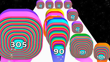 Smash Runner (vs) Rubberball Runner - ASMR Gameplay (NOOB vs PRO vs HACKER) New Update