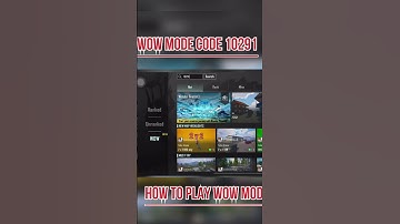 how to play wow mode || bgmi in wow mode codes ✅ #wow #bgmi #pubg #pubgmobile
