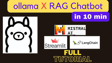 FREE Local RAG Chatbot with Ollama - Streamlit and Langchain. Build with open-source Mistral ai