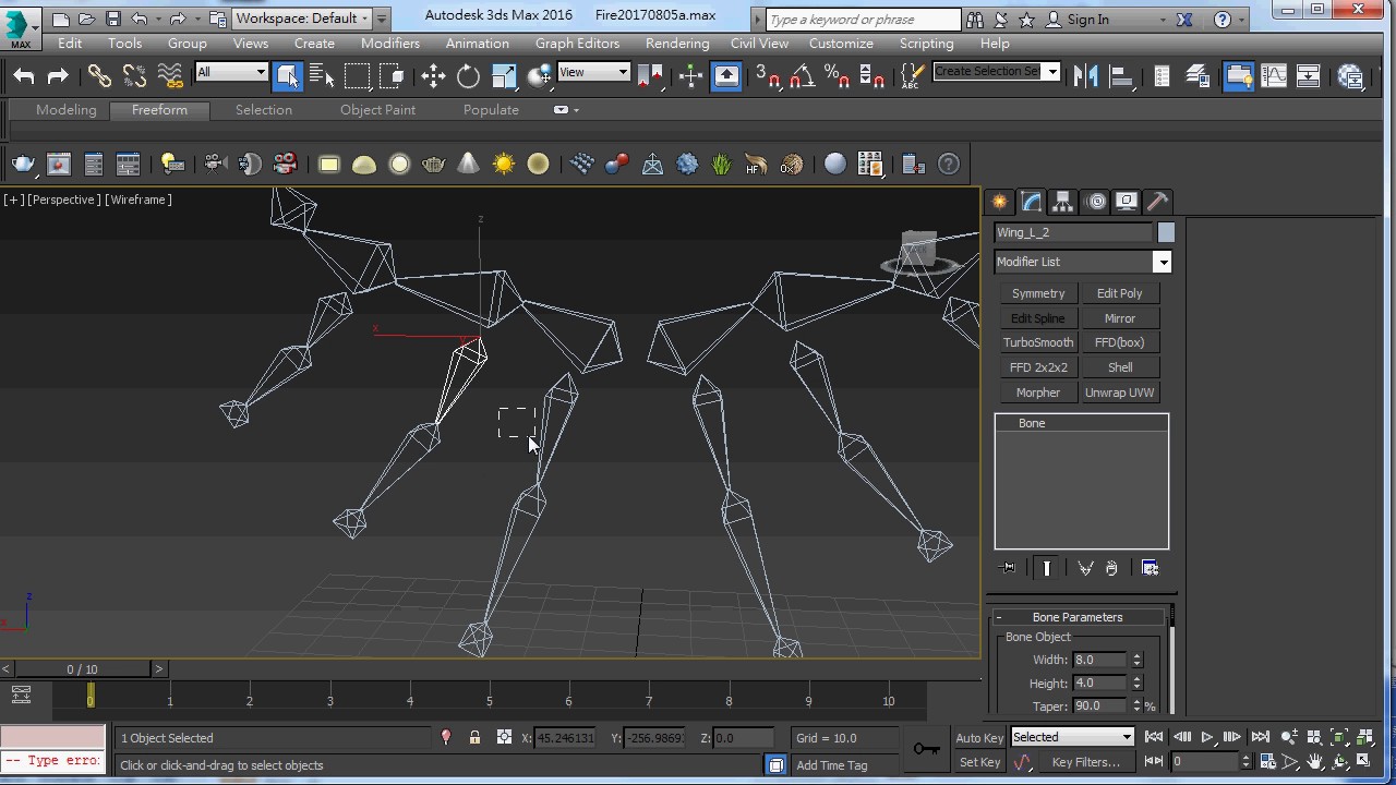 3DS MAX Rigging 遊戲角色建立 Biped Part 8 - YouTube