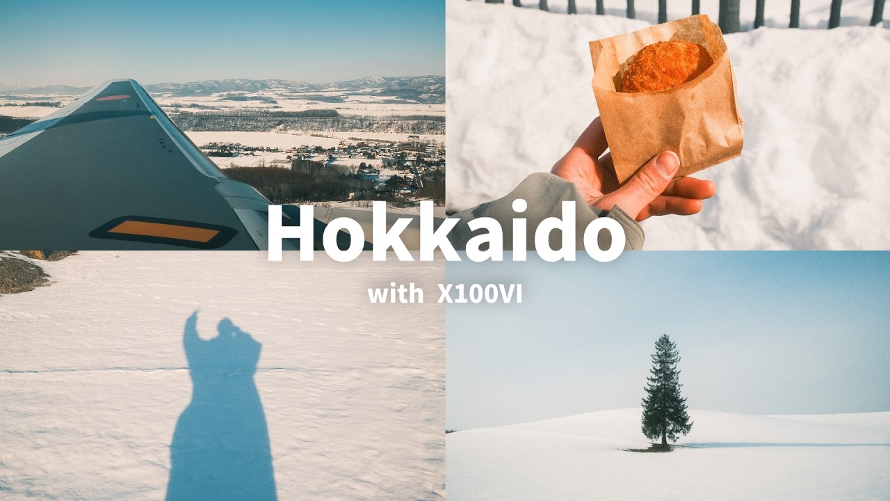 【Vlog+POV photography】北海道の旭川市に行ってきました｜with FUJIFILM X100Ⅵ