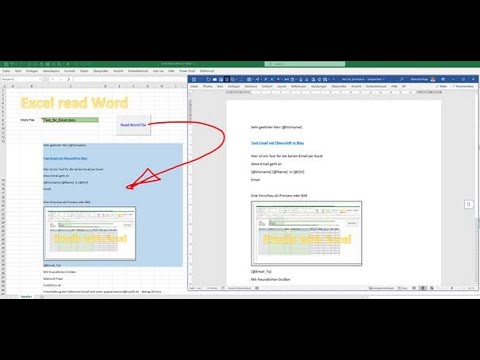 New Update Mit Excel ein Word Dokument lesen