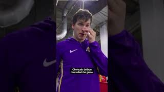 Austin Reaves Walks Off after the Lakers Game 6 WIN #NBAPlayoffs