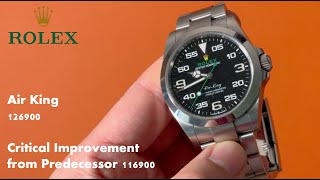 Rolex Air King 126900 | Unique Simplism Rolex | Minor Changes that