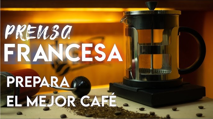 Preparando café con Eboca: Prensa francesa o cafetera de émbolo