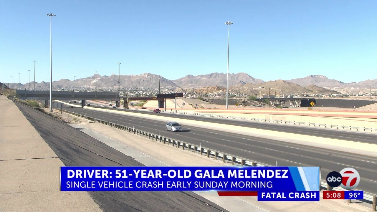 Woman killed on I 10 near Executive in El Paso - YouTube