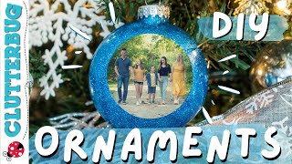 How to Make DIY Christmas Photo Ornaments 🎄🎁🎅🏻