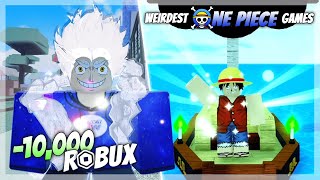 I Spent $10,000+ Robux on The WEIRDEST One Piece Games on Roblox…