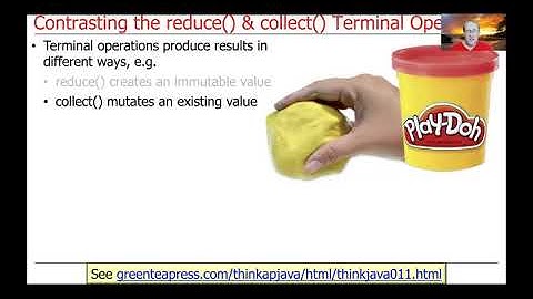 Contrasting the Java Streams collect() and reduce() Terminal Operations