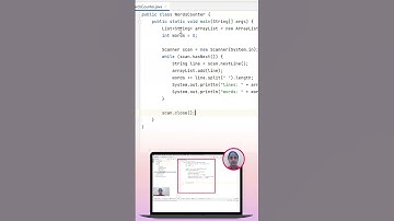 How to count the number of words in a string | Shorts