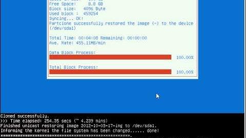 restore  partition with Clonezilla