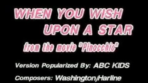 When You Wish Upon A Star (From The Movie: Pinocchio) - ABC Kids (Music Lab)