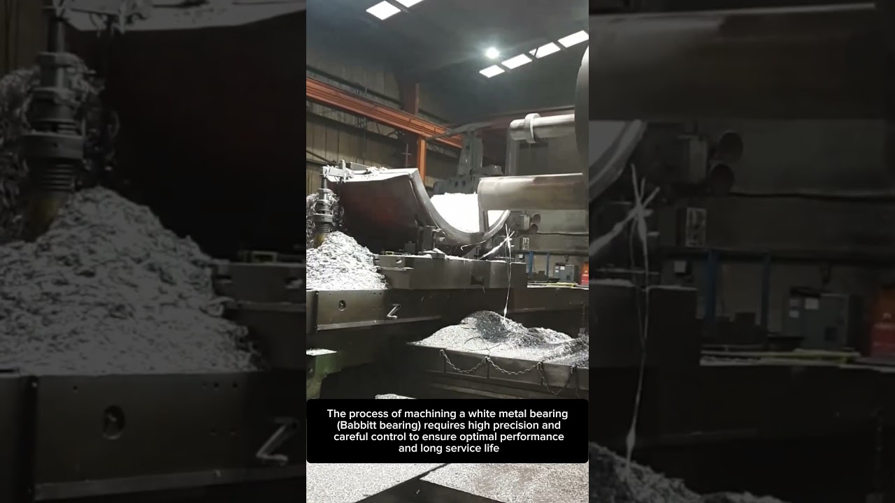 Machining Process of a White Metal Bearing 