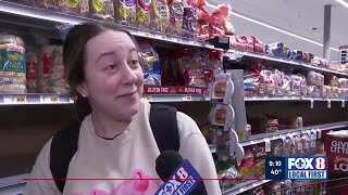 Last-minute shoppers grabbing essentials before winter storm strikes New Orleans