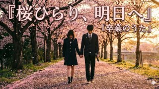 【みんなのAI-music】桜ひらり、明日へ/卒業ソング/桜ソング