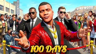 Download Lagu I Spent 100 DAYS as a CELEBRITY in GTA 5! MP3