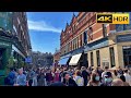 London Reopen walk and Lockdown Ease -First weekend 2021|Borough Market and Tower Bridge [4k HDR]