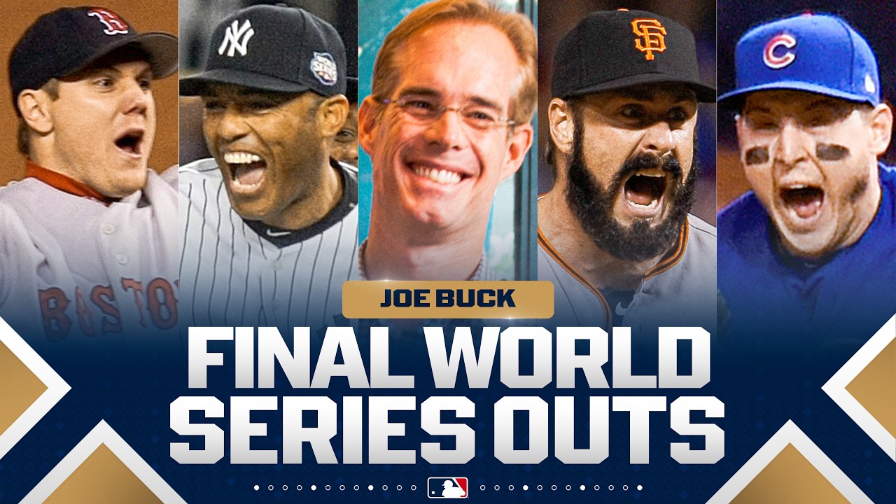 EVERY World Series final out and play Joe Buck called! 🎙️ | 1990s-2020s MLB Highlights