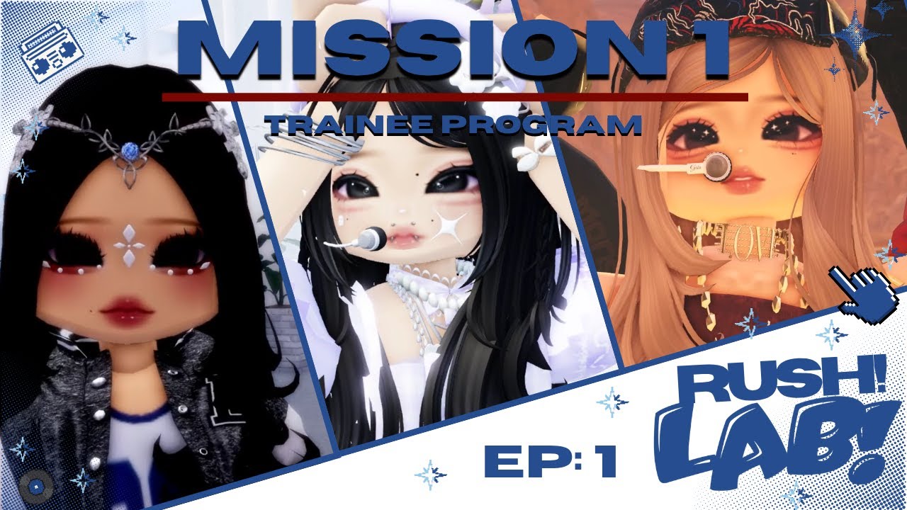 RUSH! LAB! MISSION 1: [KUV TRAINEE PROGRAM] | ROBLOX K-POP