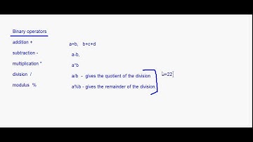 CBSE -XI- Computer Science - Operators and expressions Part I